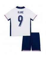 Anglie Harry Kane #9 Domácí dres pro děti ME 2024 Krátký Rukáv (+ trenýrky)